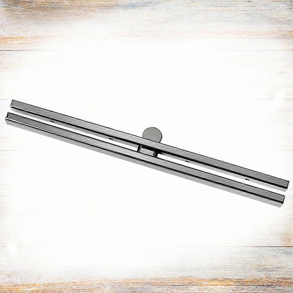 Straight Purse Clasp For Handbag Making And Craft Enthusiasts 11.4cm Silver Locking Mechanism 6Pcs