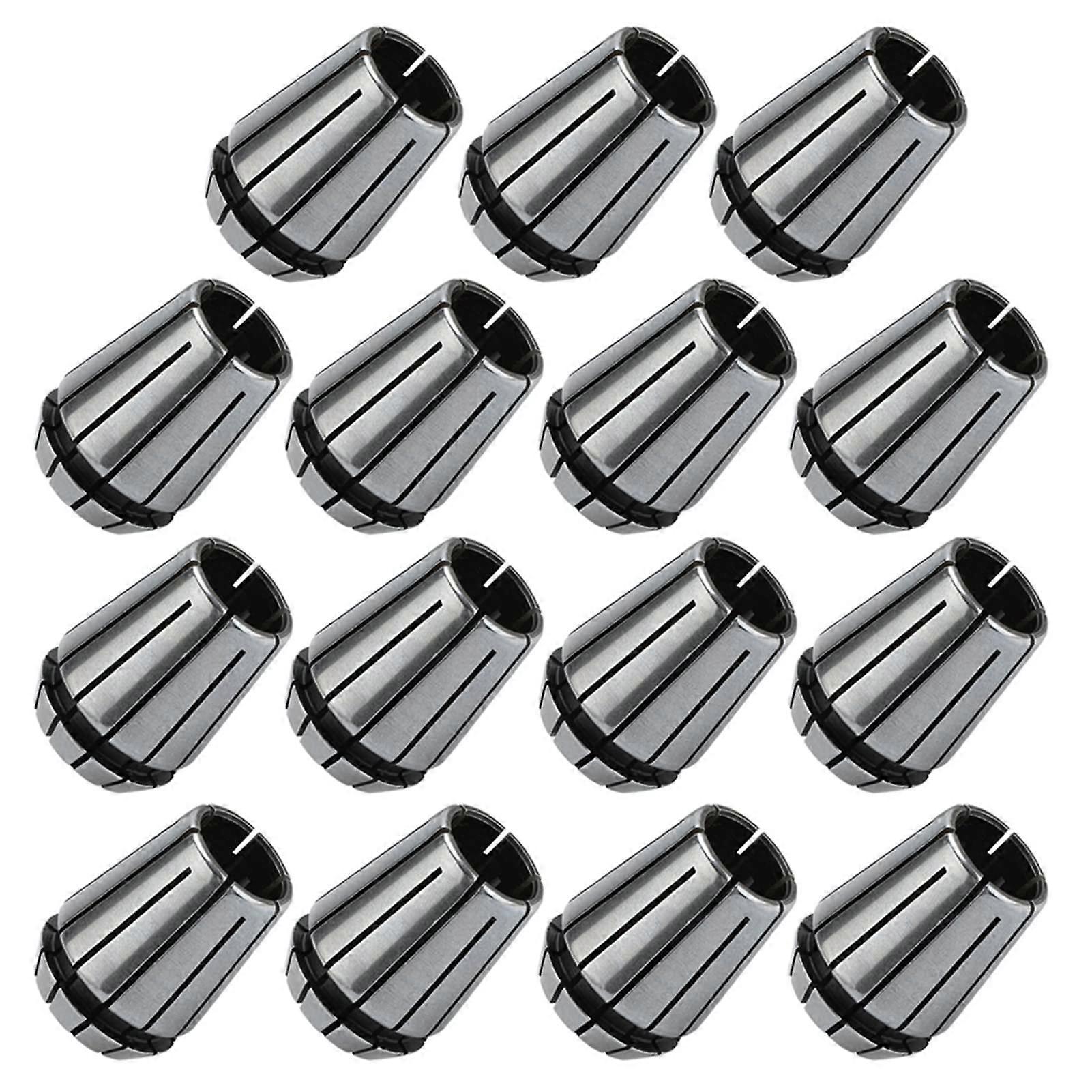 ER25 Collet Chuck Set, 15 Pieces, SelfReleasing Design, Spring Collet Chuck, Milling Lathe, Tool Holder for CNC Milling Lathe, Hardened and
