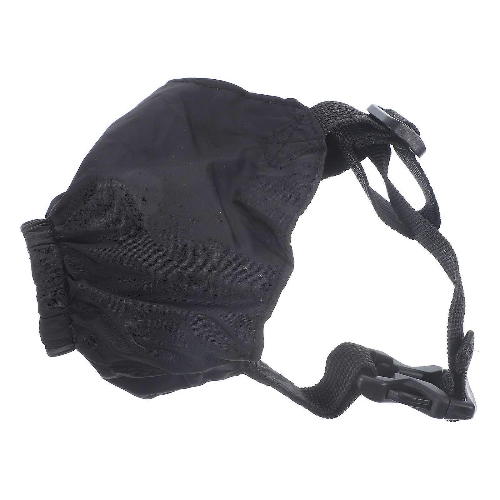 Dog Calming Eye Cover Shading Blinder Ideal For Sickness Prevention Black 1Set