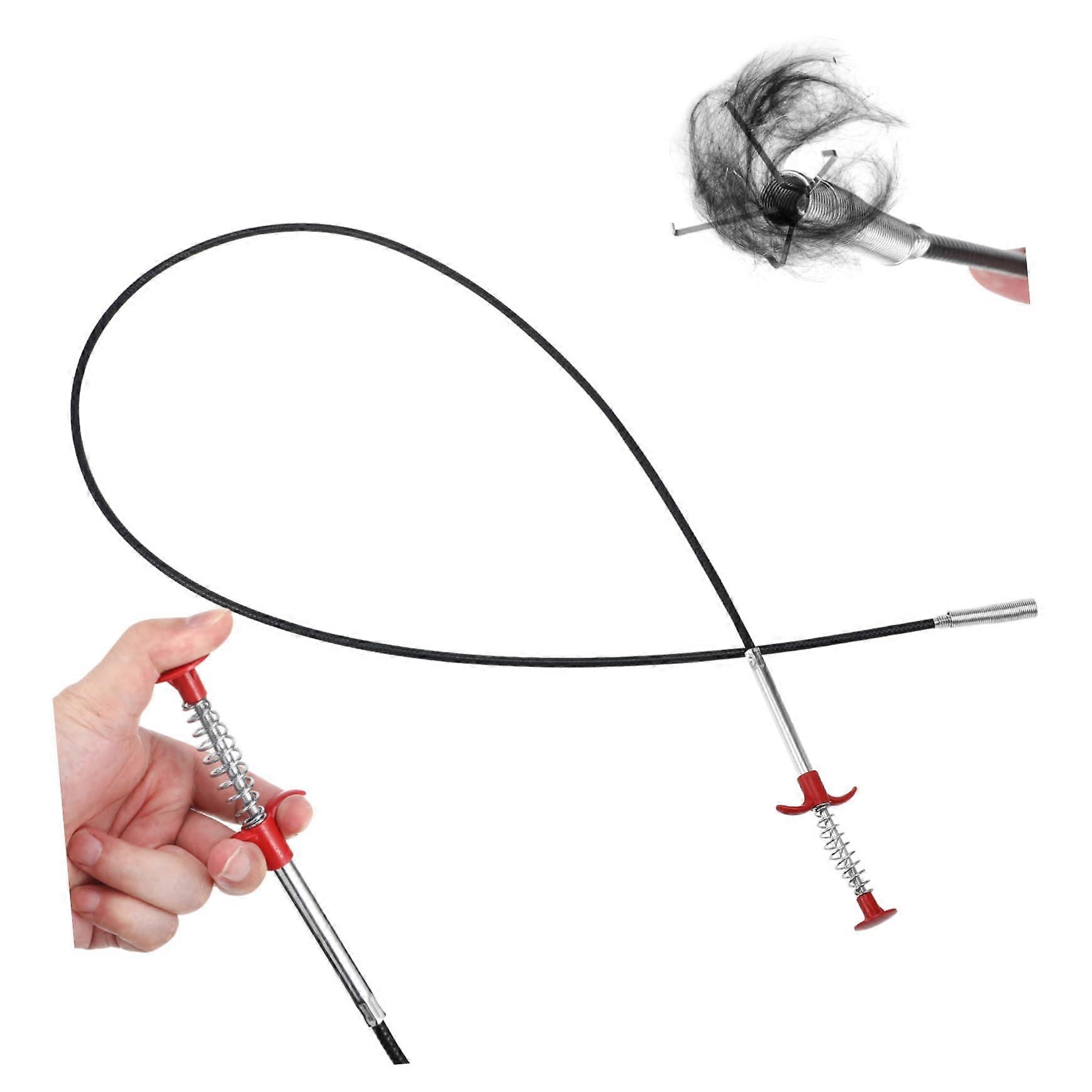 Drain Cleaner Four Claws Flexible Design for Washbasins Toilets Clogs Efficient Cleaning Tool