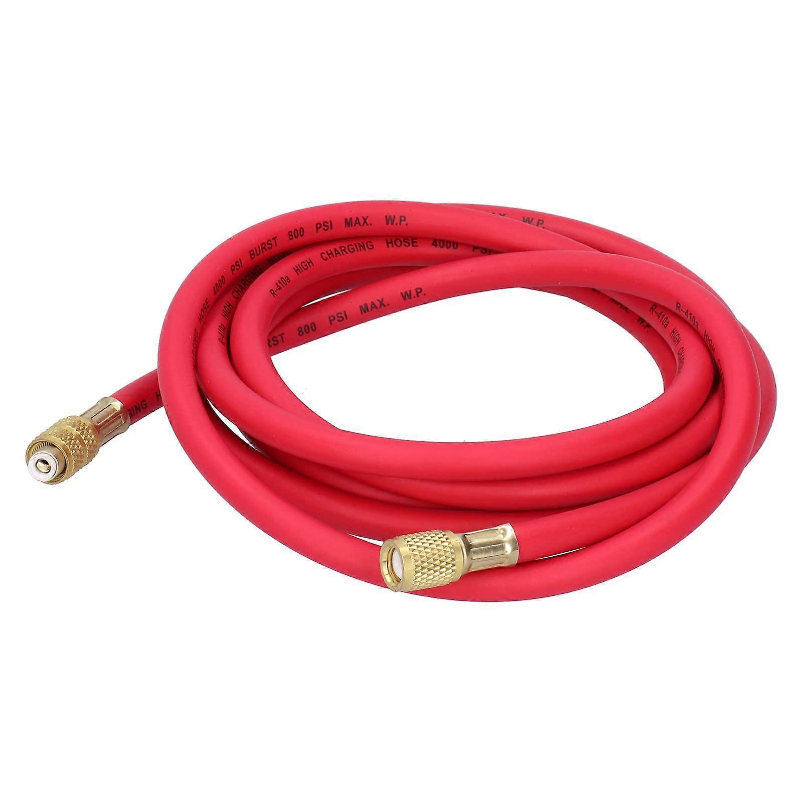 Refrigerant Charging Hose R410 3 Meter, Single Root Fluoride Addition Hose for Car Air Conditioner Repair Tools