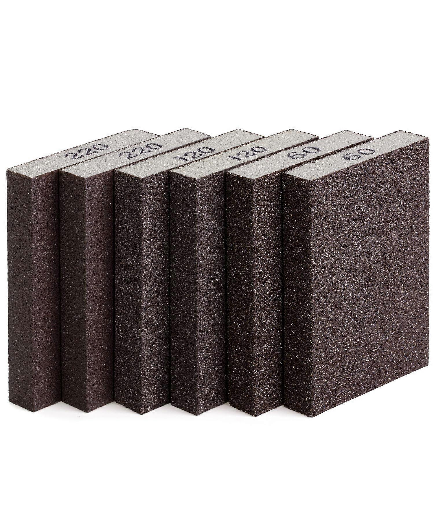 Bates Sanding Sponge, 4 Pieces, Grit 60/80/120/220, Washable and Reusable, Sanding Block, Sanding Blocks for Wood