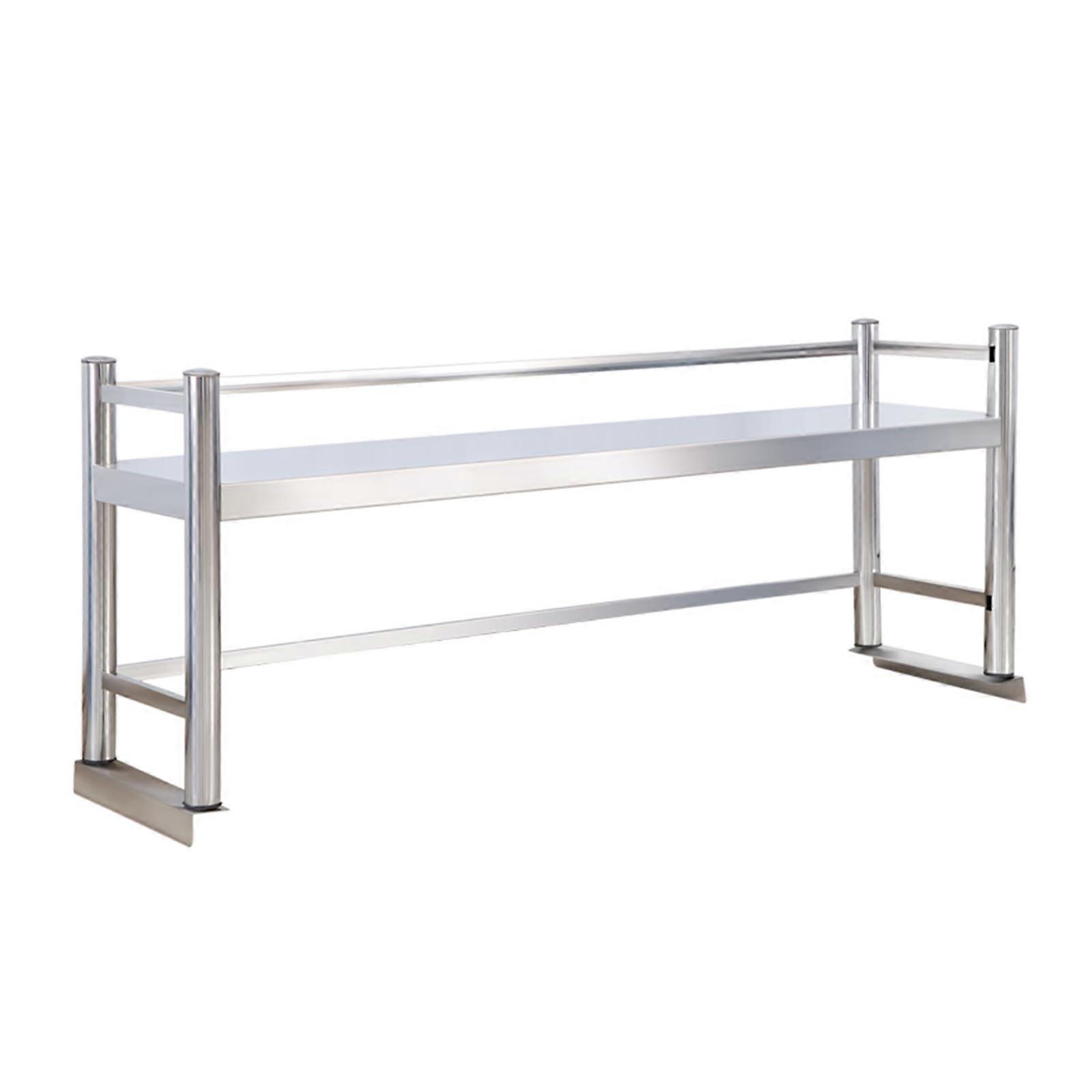 Kitchen Work Table Board Stainless Steel Shelf Attachment (100x30cm)