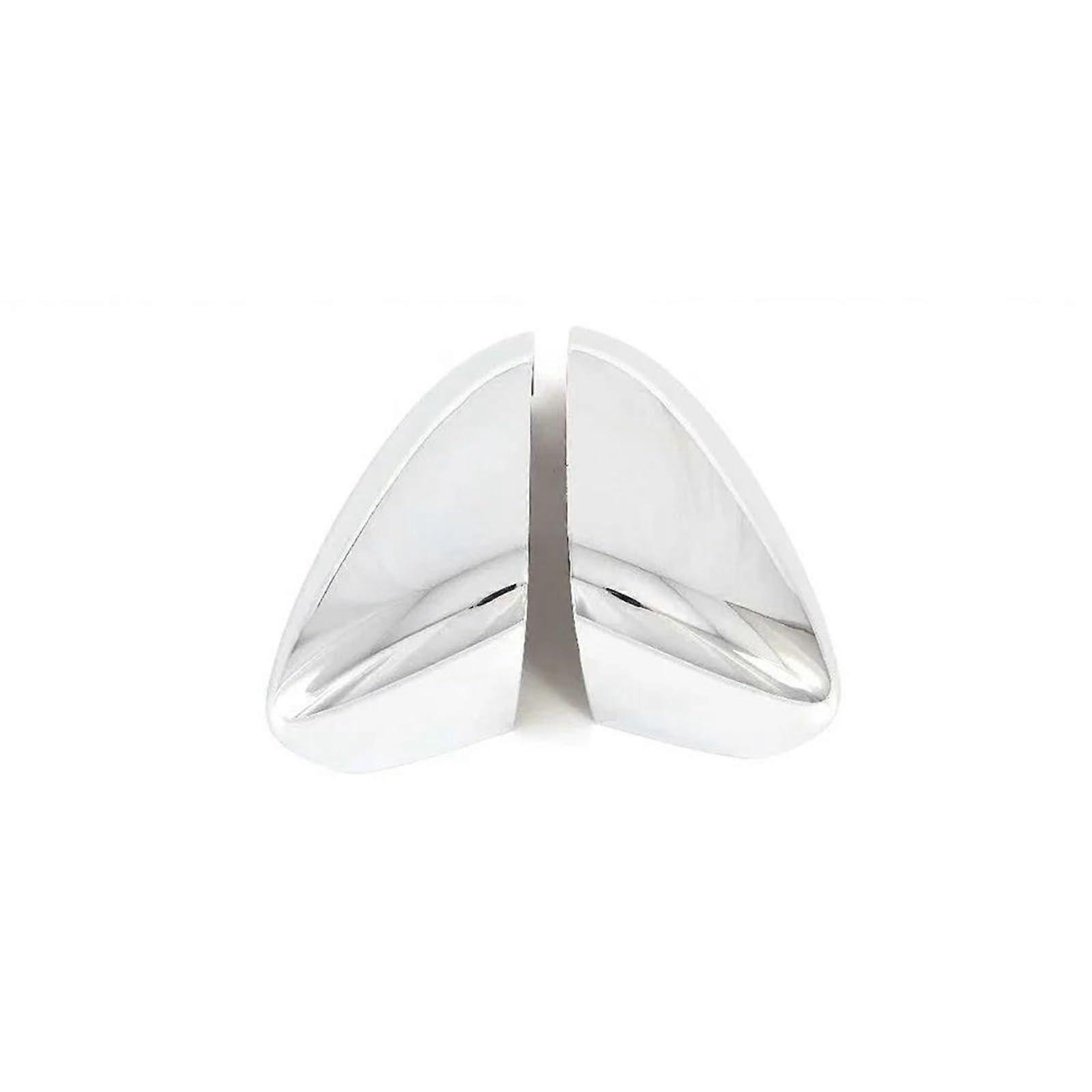 Auto Mirror Cover Auto Mirror Cover Wing Cap Outer Door Housing Trim For Mazda 3 For Axela 2019 (No Horn Silver)