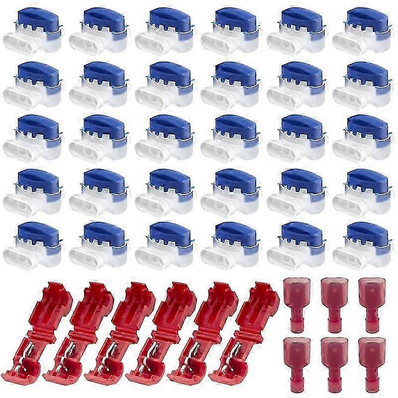 Conectores de cabo 36PCS para cortadores de grama robóticos, conector de fio de cabo de conexão à prova d'água com enchimento de gel