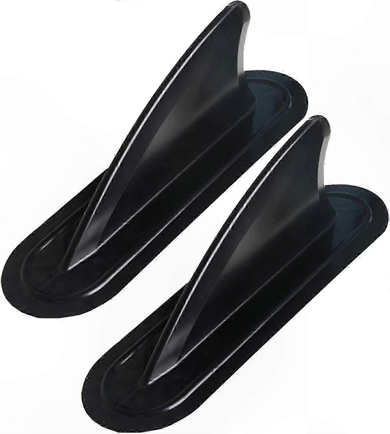 2 Pack Mini Surfboard Fins, Flexible Paddle Board & Kayak Fins, 21x6.5x6.4cm