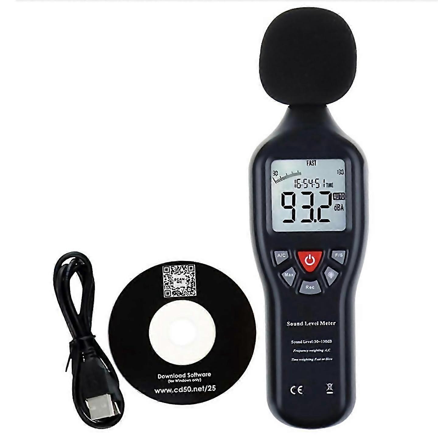 Highprecision Noise Sensor Decibel Meter Noise Meter Noise Meter Noise Recorder Measuring 30130d