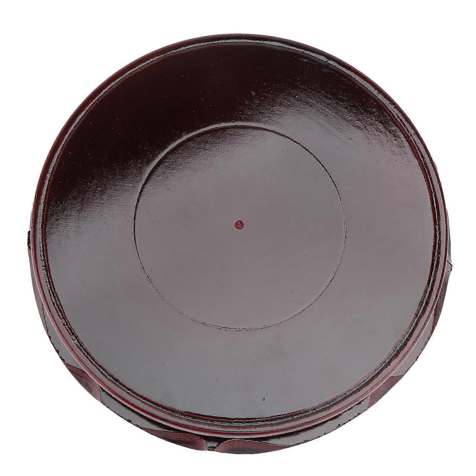 1Set Rotatable Flowerpot Base Classical Round Pedestal For Homeowners And Gardeners In 16x16cm Size