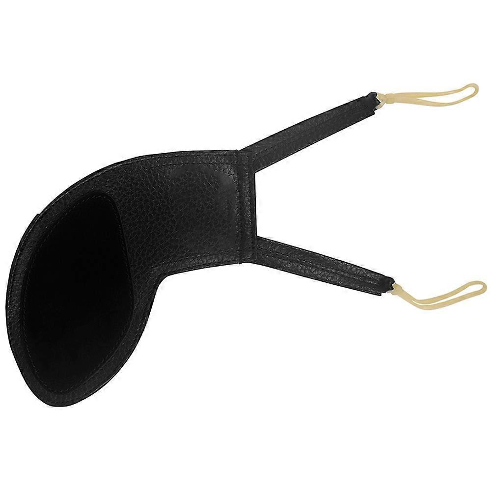 Violin Chin Rest Pad Shoulder Rest Replacement 1/8-1/16 Size Daily Practice Children Black Comfortable Playing 1Pcs