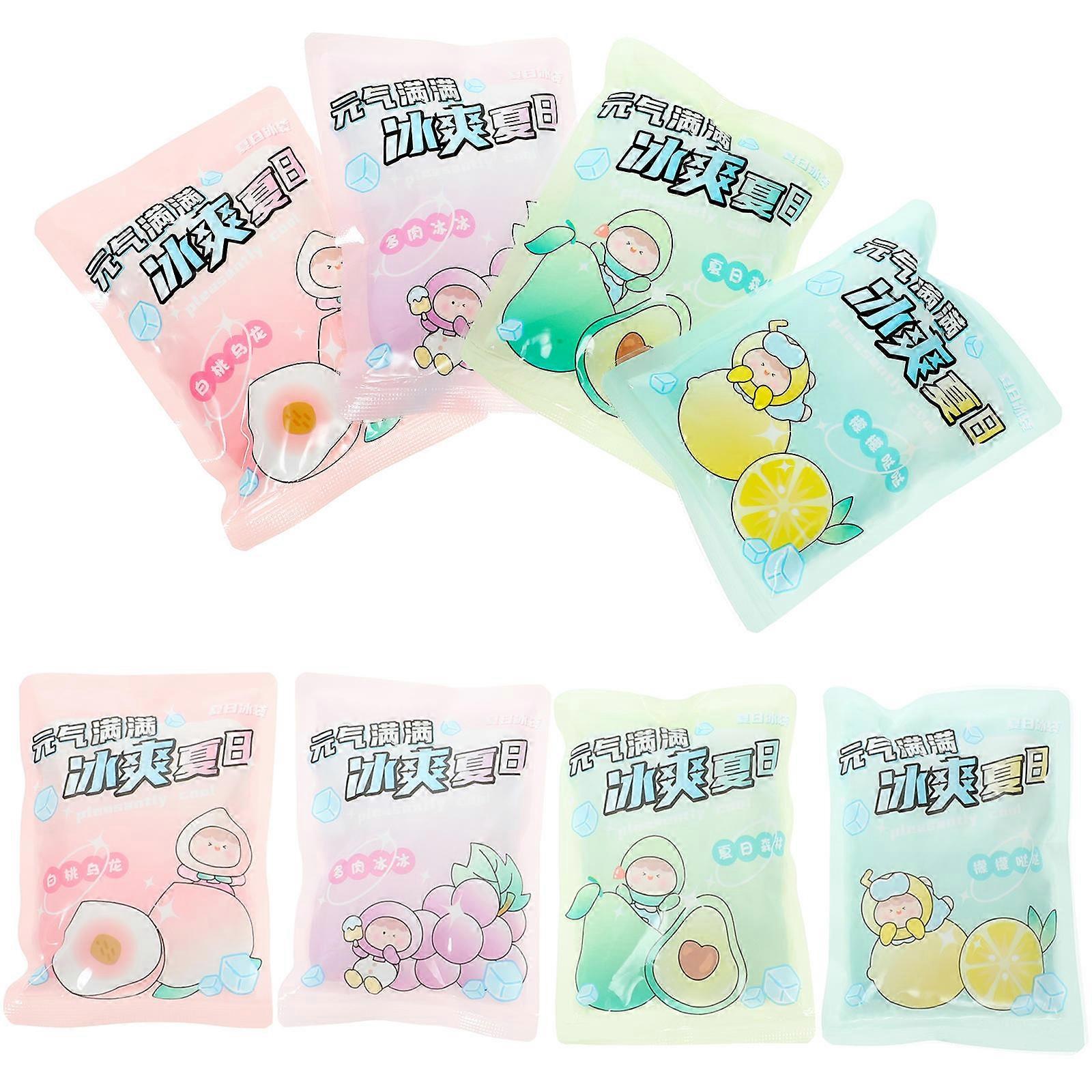 Portable Ice Pack For Food Travel Simple Design Relieving Beverages 10 Pcs
