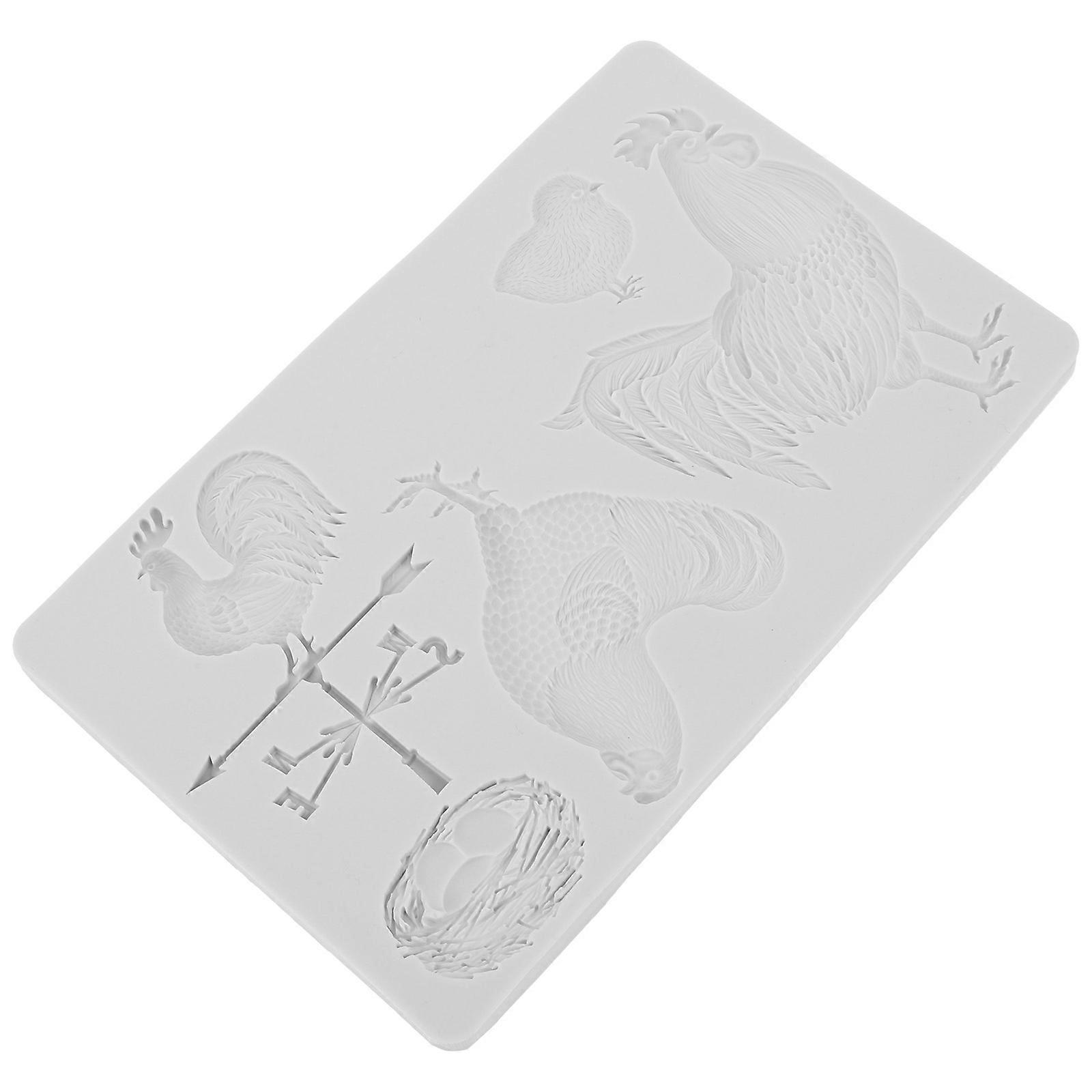 Handmade Rooster Craft Silicone Mold for Chocolate Mold