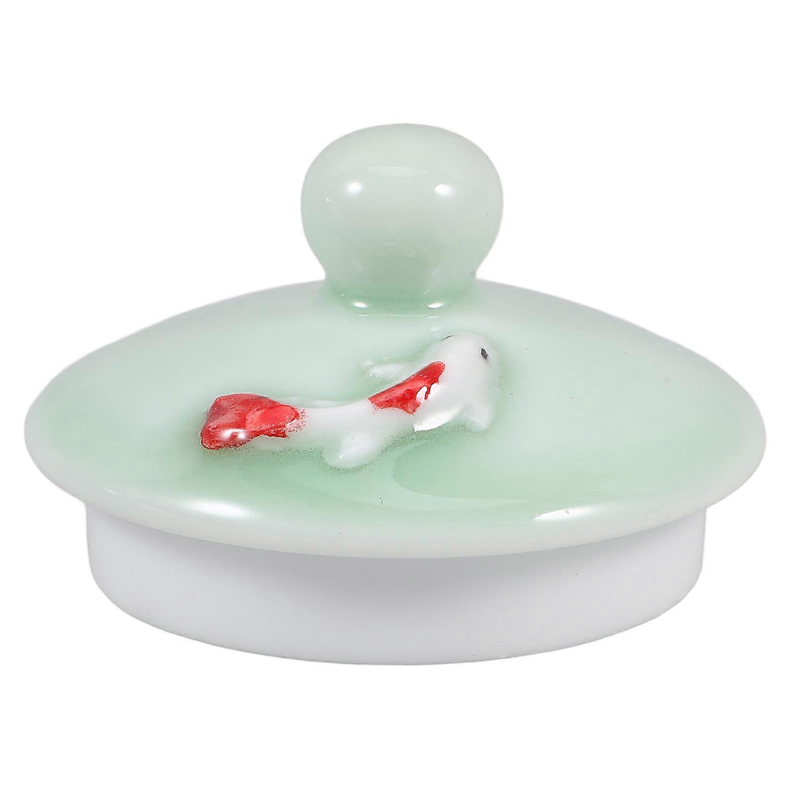 Teapot Replacement Lid Ceramic Teapot Parts Vintage Style Home Use Multi Color 1Pcs