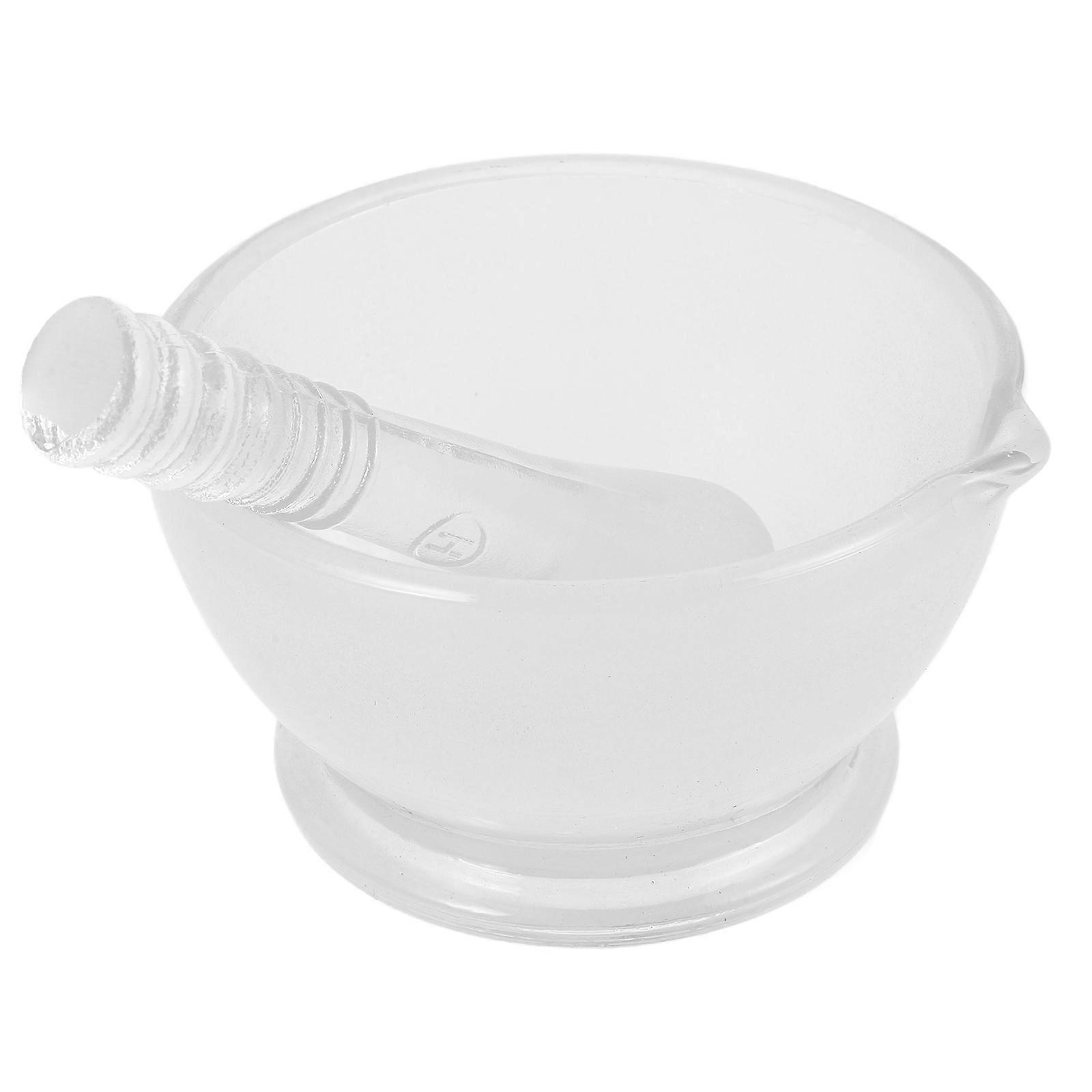 Glass Pestle and Bowl Set for Lab Use 1Set Grinding Container with Pestle