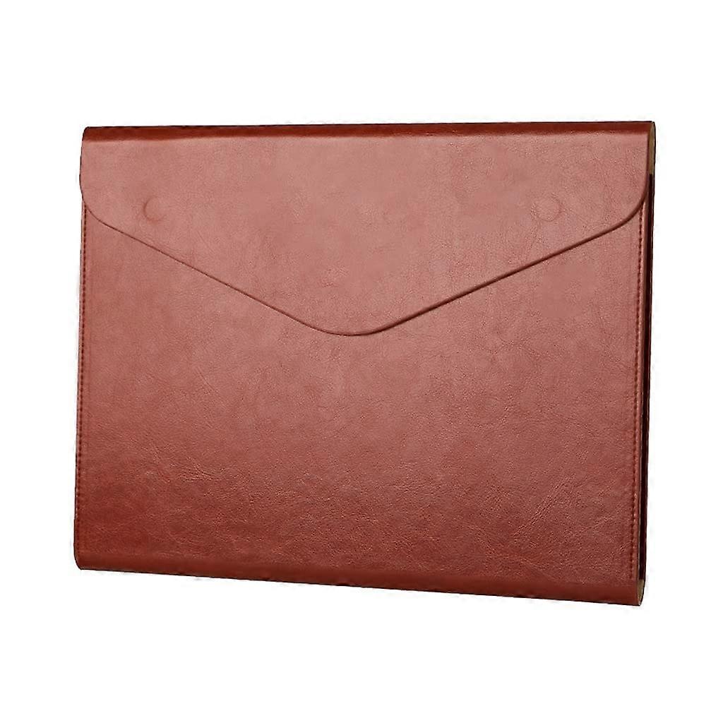 Document Wallet  Leather A4 File Folder Waterproof Portfolio Case