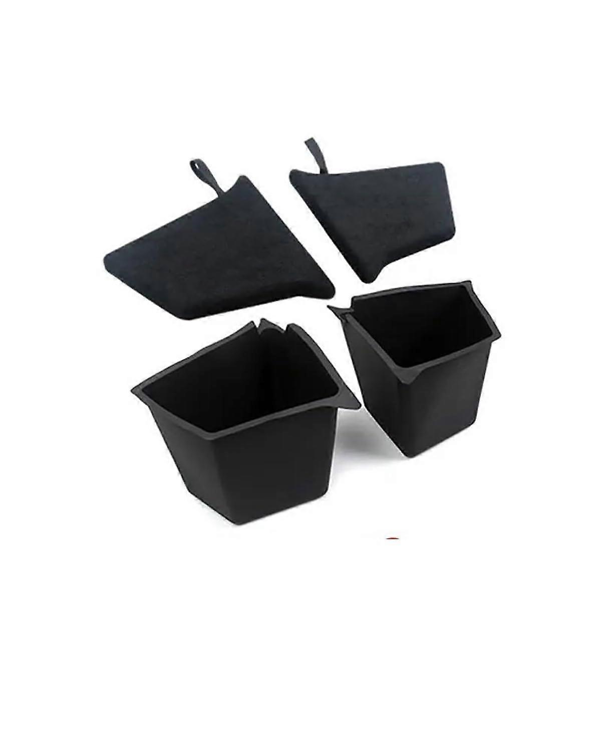 Car Trunk Side Storage Net For Tesla Model Y, 2024, 5-Seater, Black, Reinforced Lid Handle, Trunk Organizer, Made in Shanghai