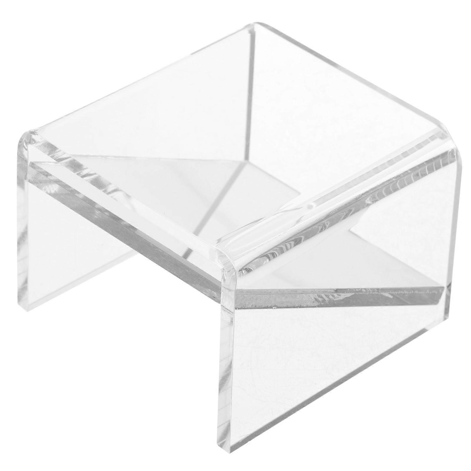 Square Showcase Stand For Figurine Storage Jewelry Ornaments Display 1Pcs