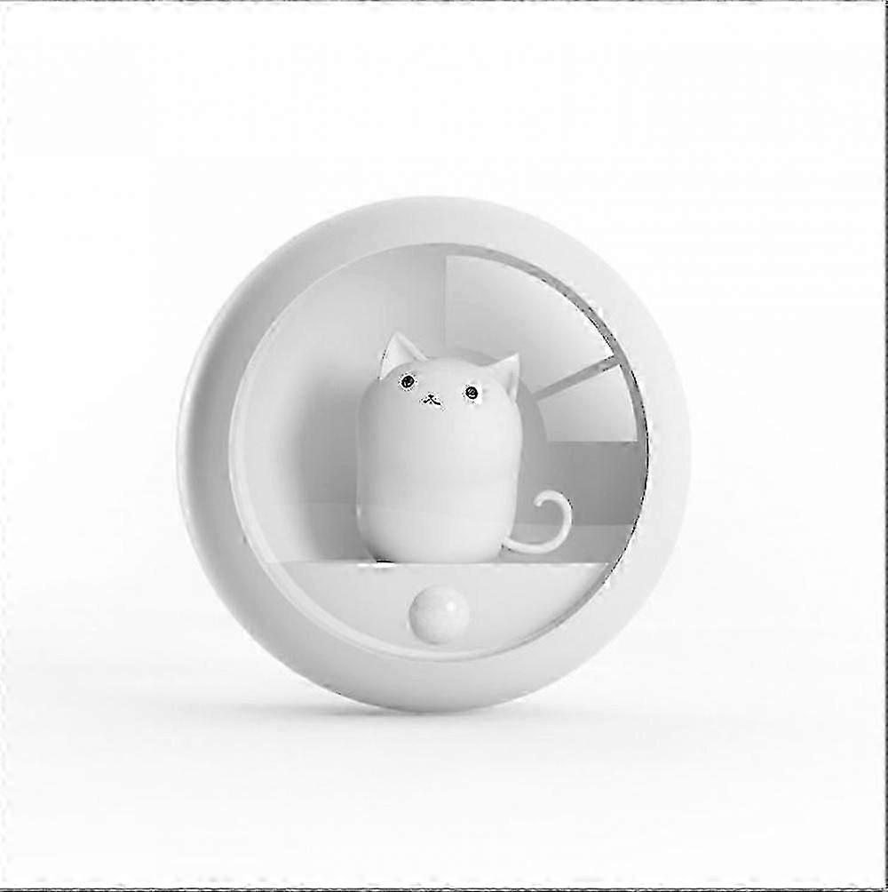 Rechargeable Motion Sensor Night Light Magnetic Nightlight Adjustable-white