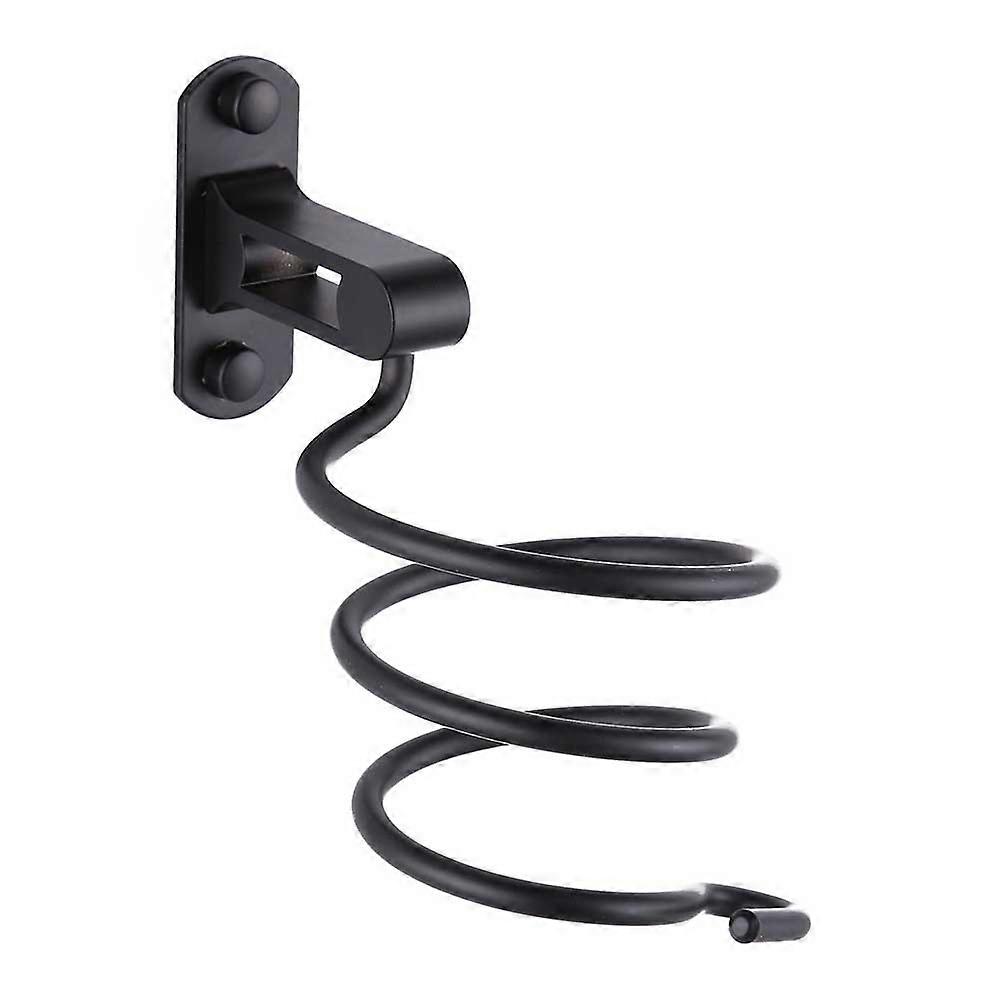 Hair Dryer Hanger Wall Mount Household Storage Organizer Black Portable 1Pcs