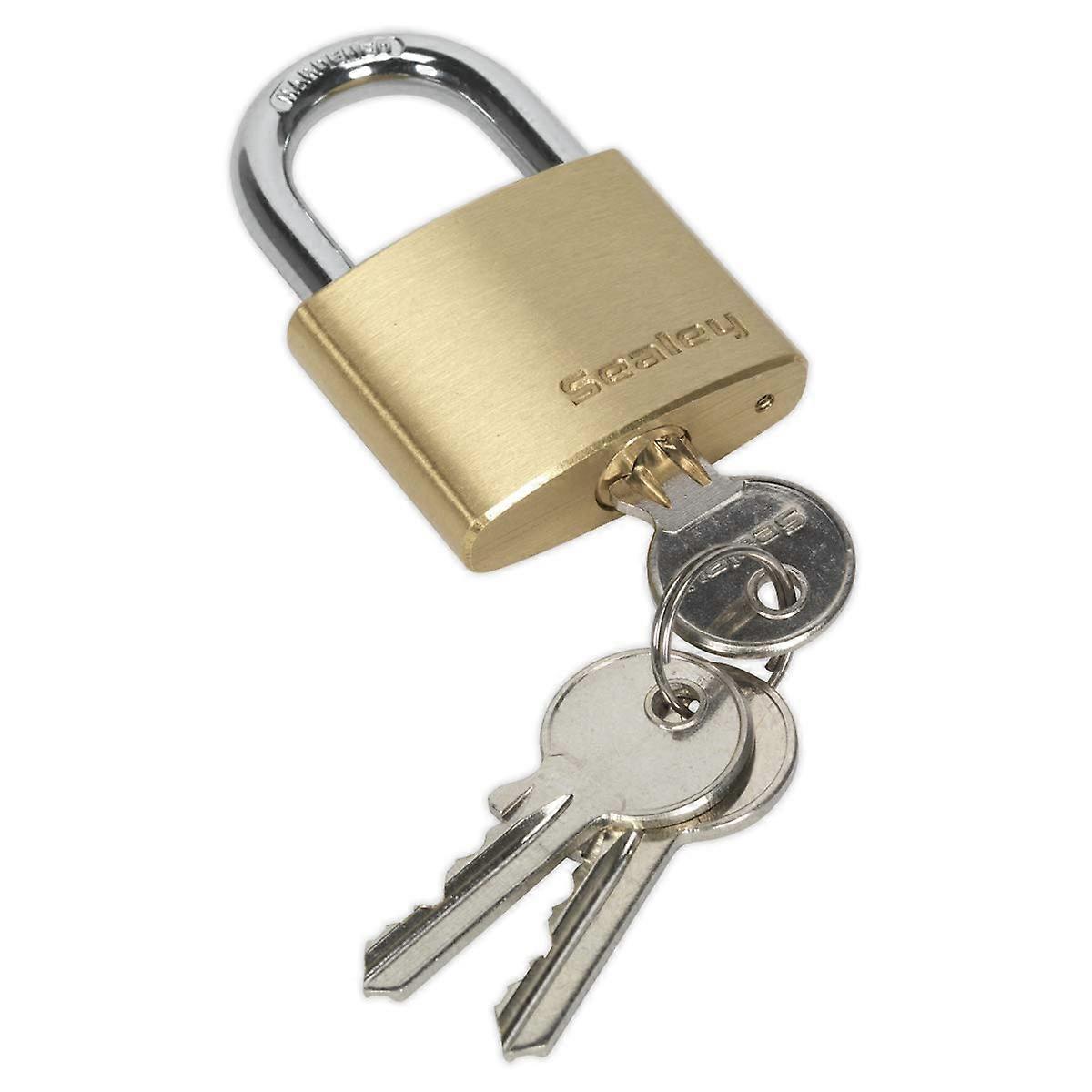 PL101 Brass Body Padlock 40 mm 40 mm Red