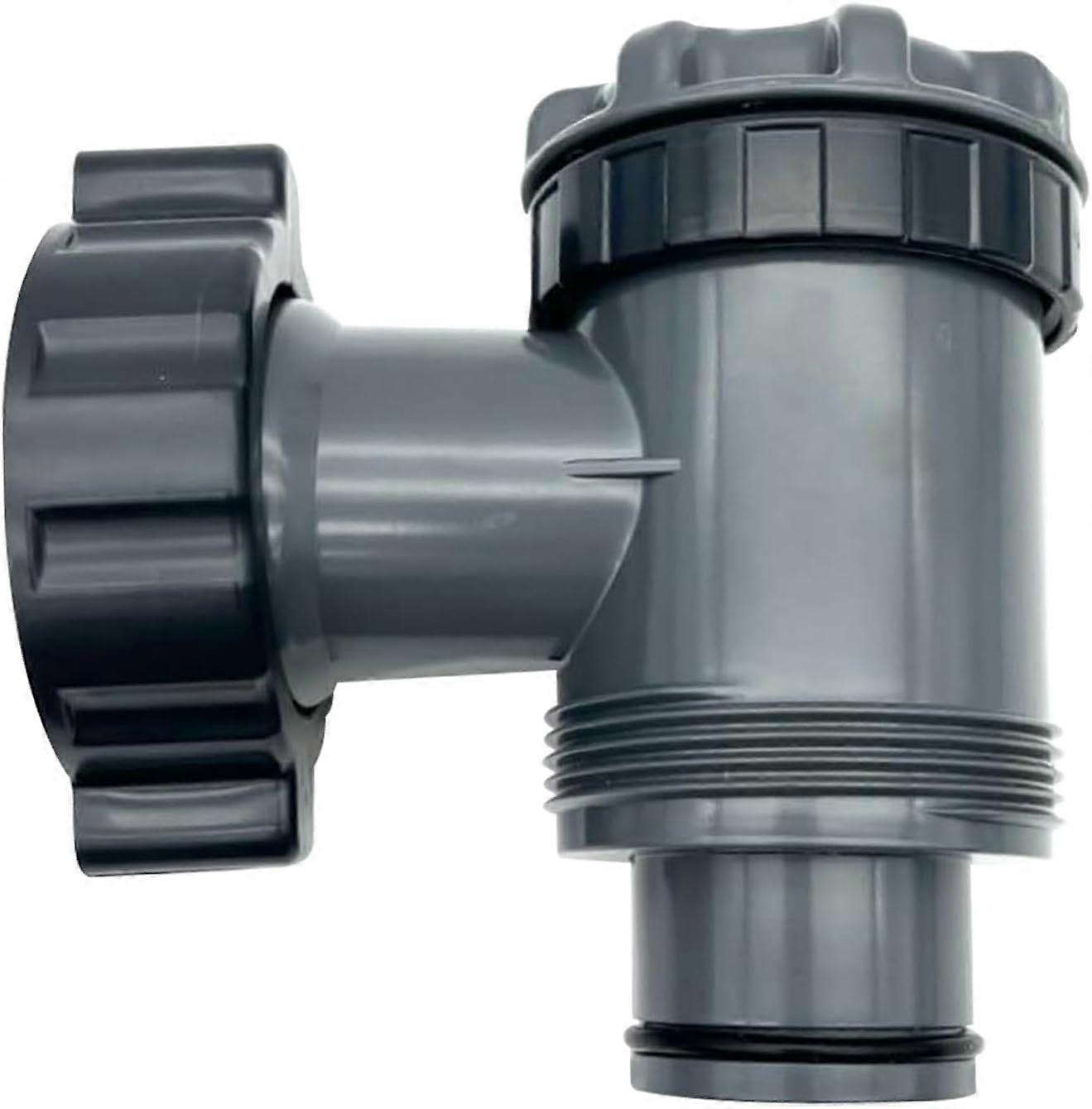 Compatible with C0leman Intex Bestway inlet and outlet valves and above-ground pool filter pumps (individually packaged)