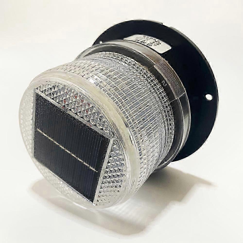 LED Solar Warning Light with Automatic Sensor for Vehicle Safety and Emergency Alerts