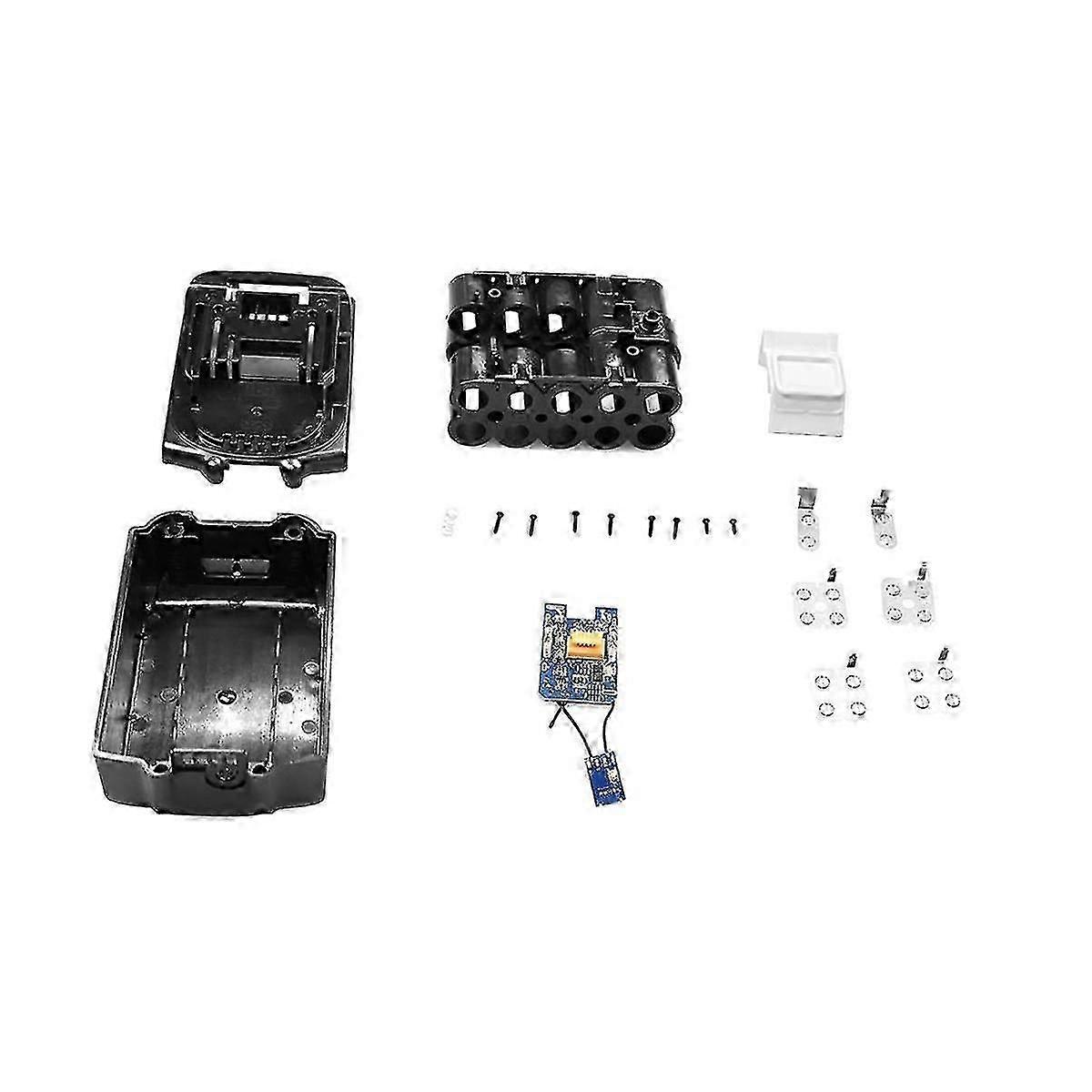 Protective Board+plastic Case For 18v Bl1850 Bl1830 Bl1860 Battery Case