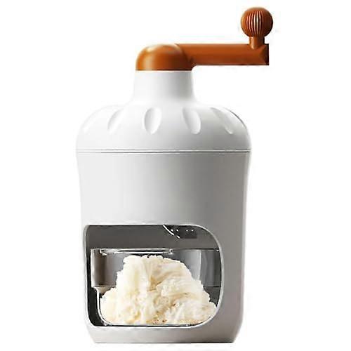 Portable Ice Shaver Machine Stainless Steel Ice Crusher with Freezing Tray for Shaved Ice and Cocktails Ideal for Home and Commercial Use