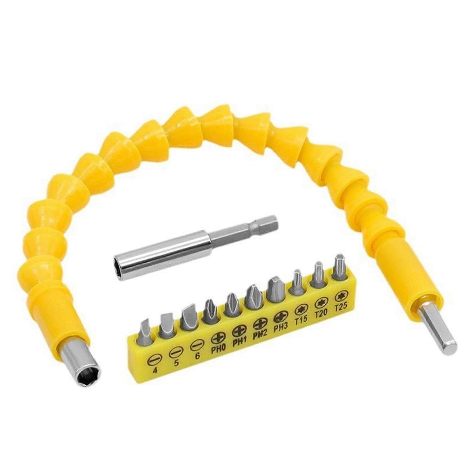 Hexagonal Shank Screwdriver Bit, Flexible Shaft Drill Bits Holder, Snake Drill Link, Joint Sleeve