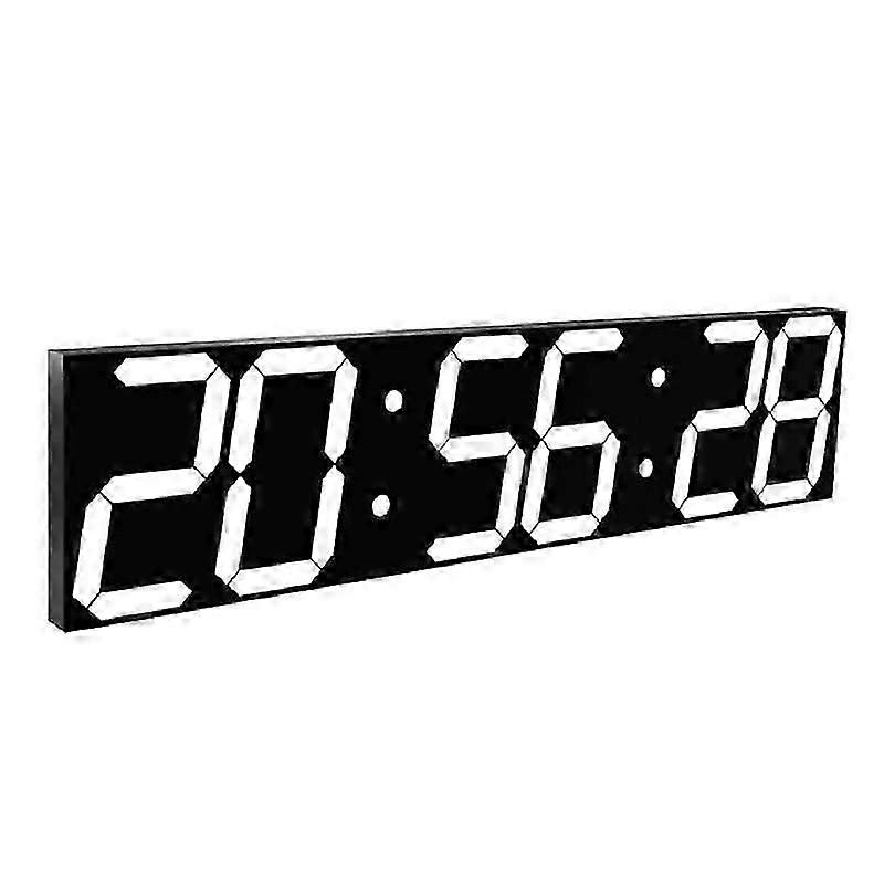 Multifunctional LED Wall Clock Creative Digital Clock Sealed Box Remote Control