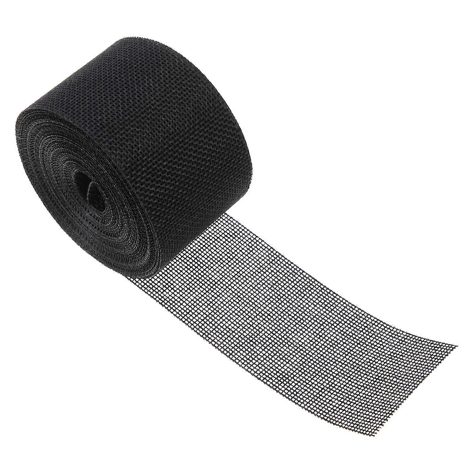 סרט בד דקורטיבי שחור לעטיפת מתנה, קישוטי חתונה ומסיבה, סרט מלאכה רב תכליתי למלאכת יד DIY, אריזת זר וחגיגי