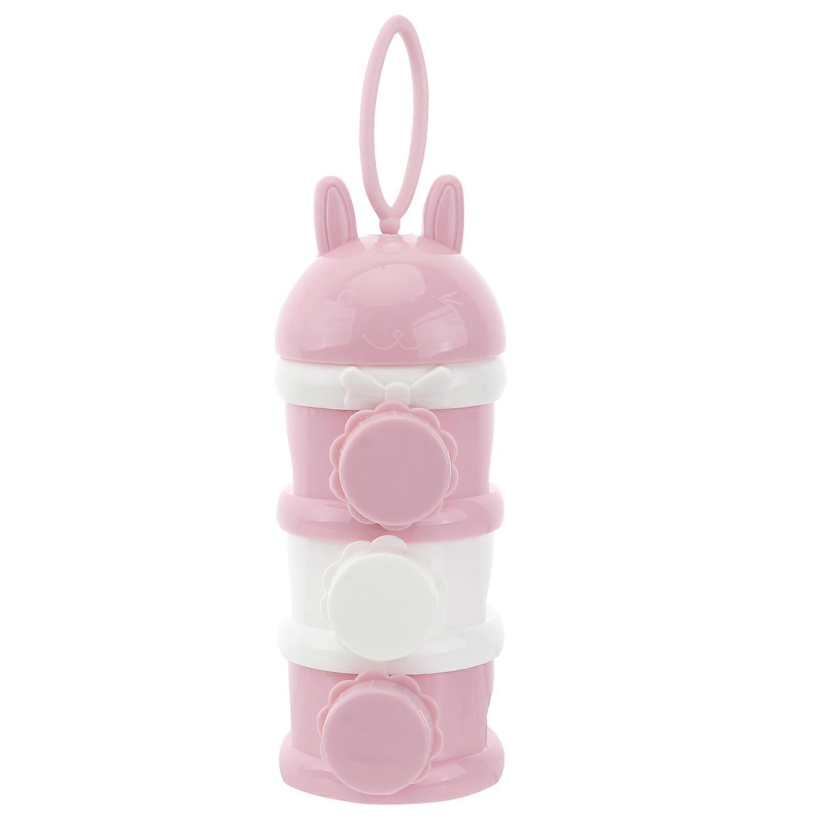 Portable Milk Powder Case with Leak Proof Storage Box, Funnel Outlet for Clean Feeding, Odor Free & Universal Fit for All Bottles and Newborns