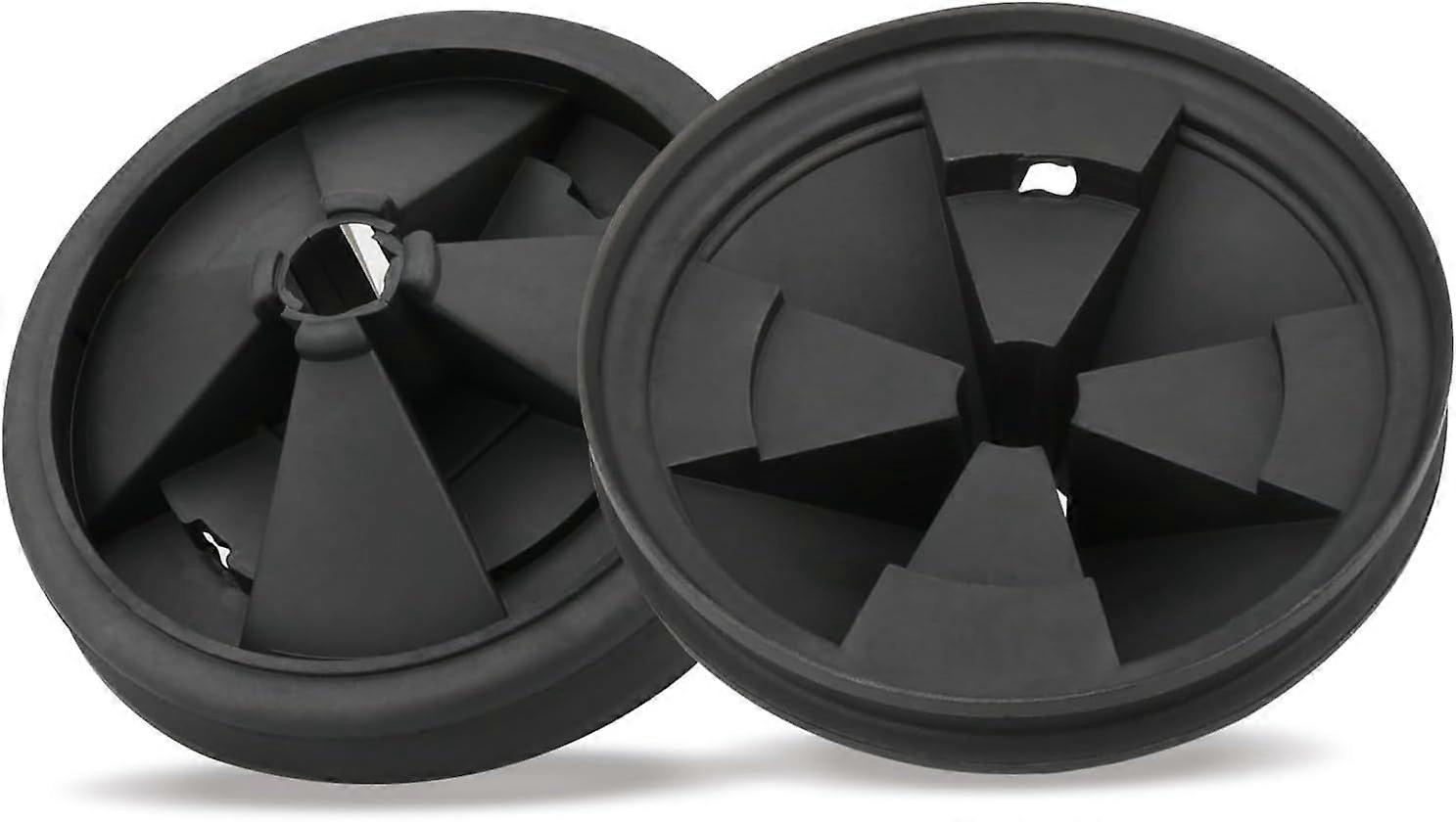 2Pcs 3 3/8" Garbage Splash Guard, Quiet garbage rubber drain insert, Sink Splash