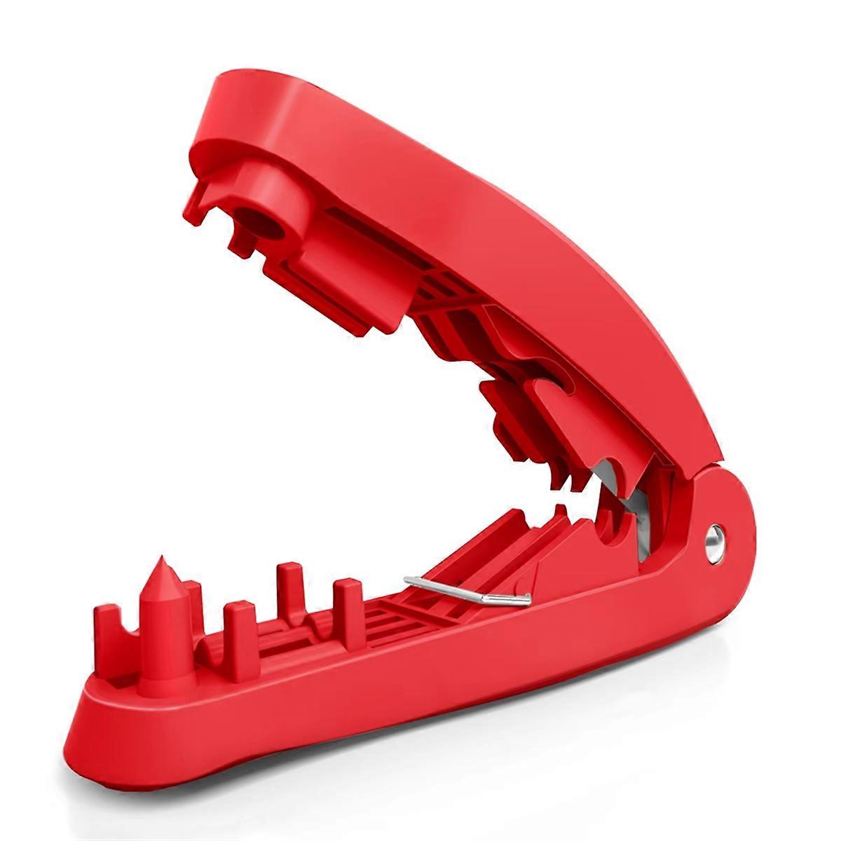 4-in-1 RJ45 Wire Stripping Tool with Cutting,Stripping, Red