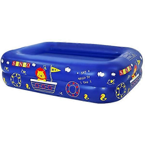 Inflatable Swimming Pool, Portable Inflatable Kiddie Pool, Wading Pool, Indoor and Outdoor, Summer Party E