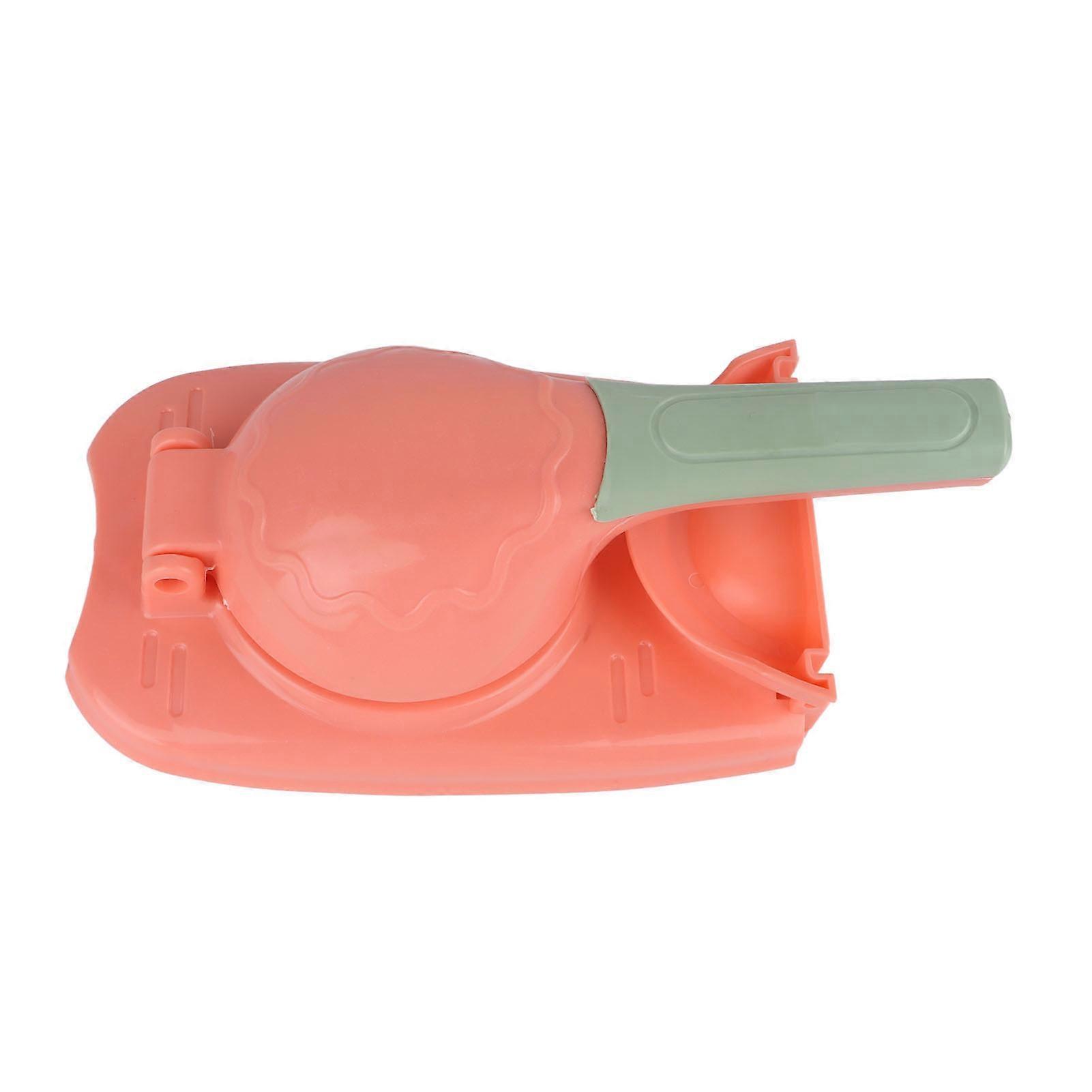 2 In 1 Pink Dumpling Maker Press, Safe Plastic, 208g Efficient Mould