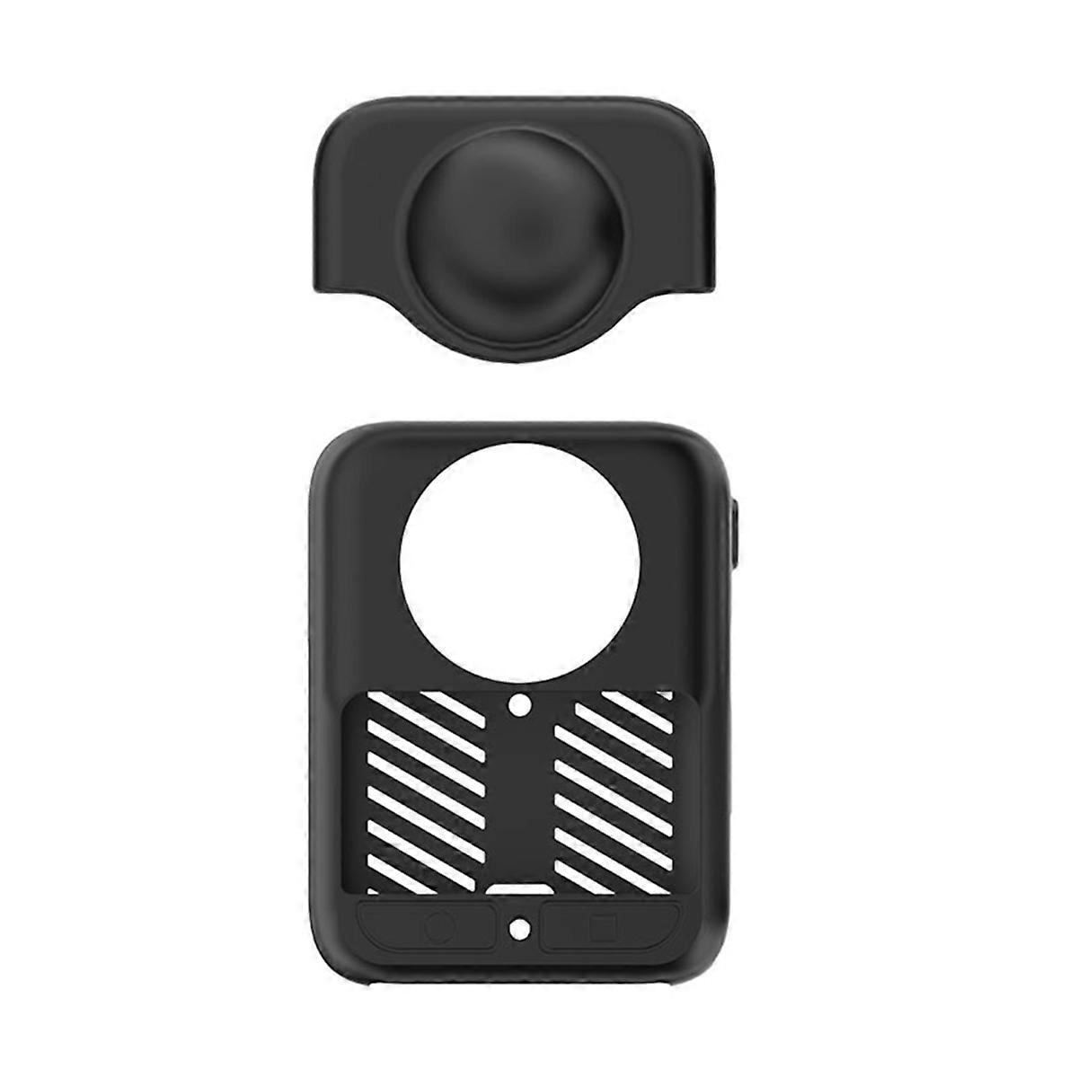 Silicone Case for 360 Anti Fall Stain- Sports Camera Accessories for 360 Cover with Lens Hood