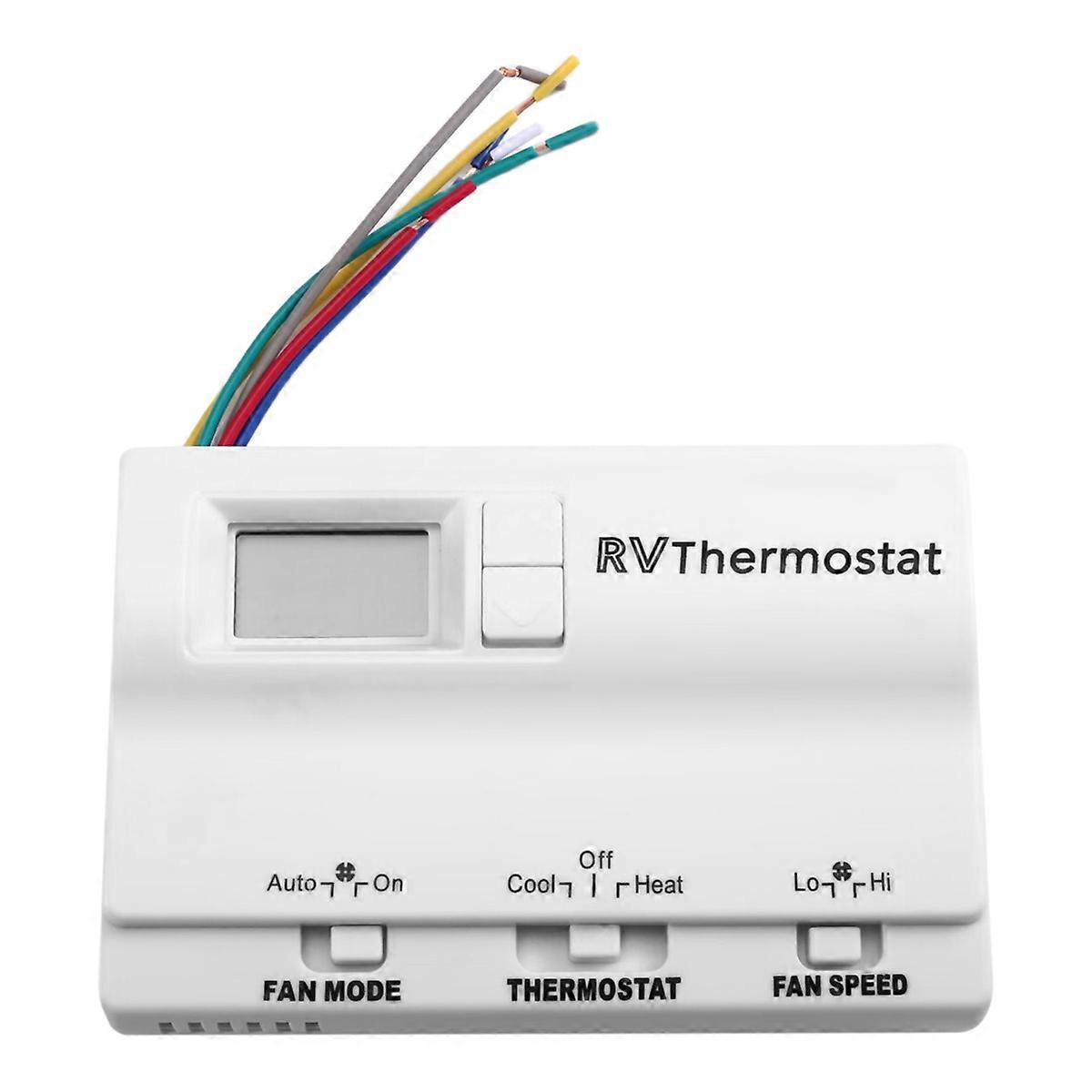 Cooling & Heating Wall-Mount Thermostat Rv Thermostat Switch White