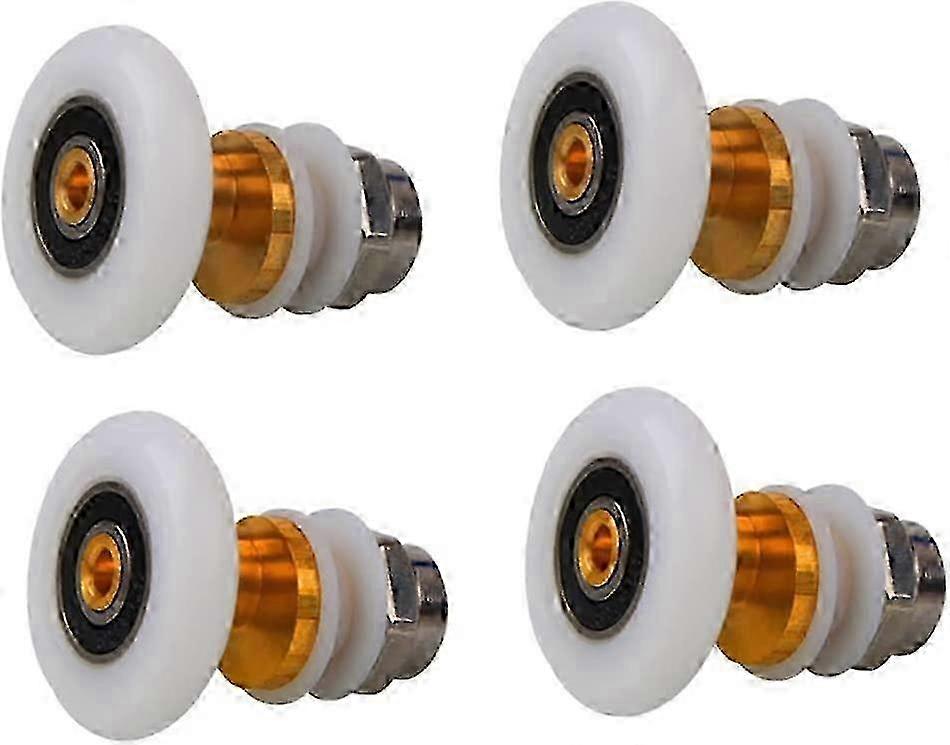 Set of 4 replacement rollers for shower door - Diameter: 27 mm 2025