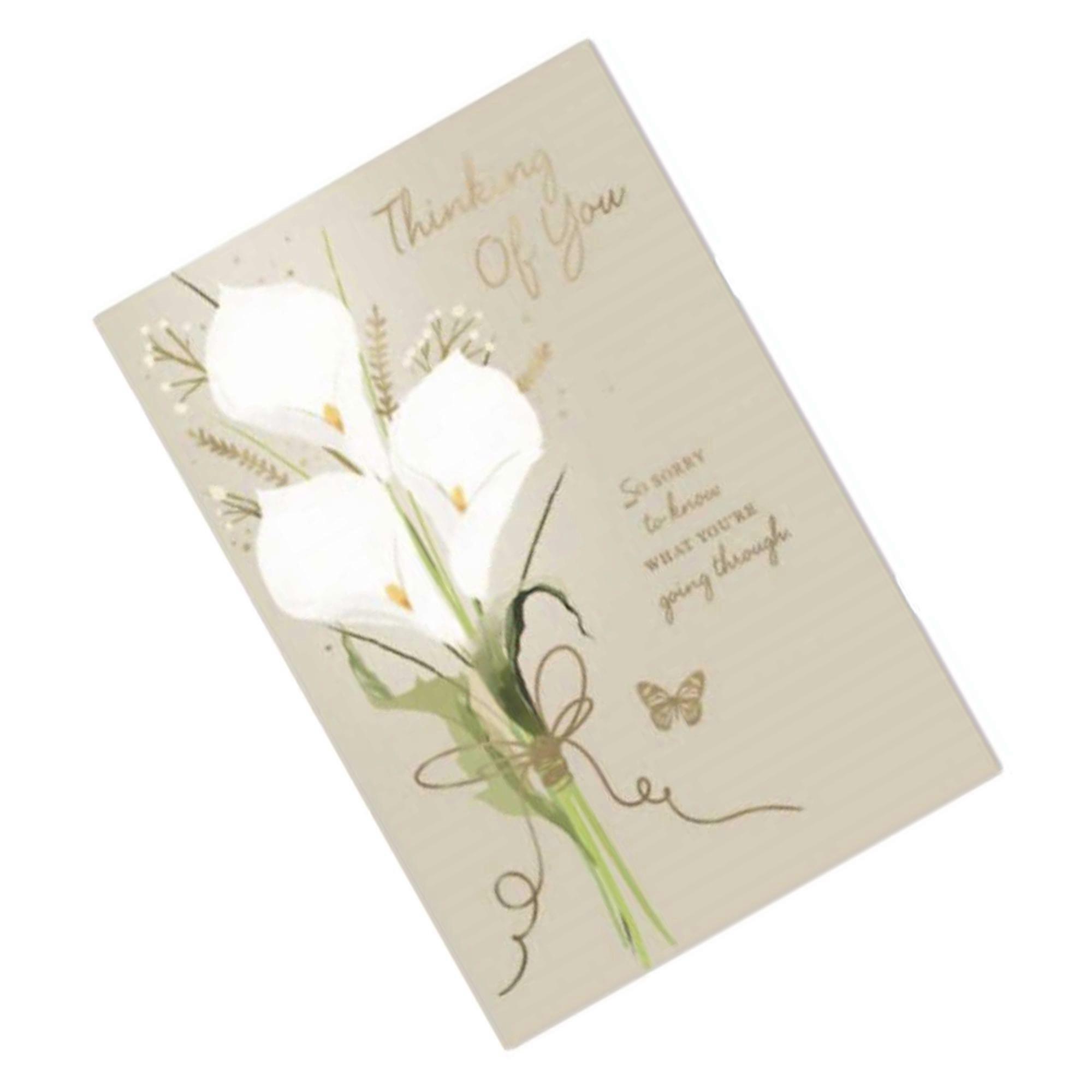 Simon Elvin Thinking Of You Sympathy Greetings Card