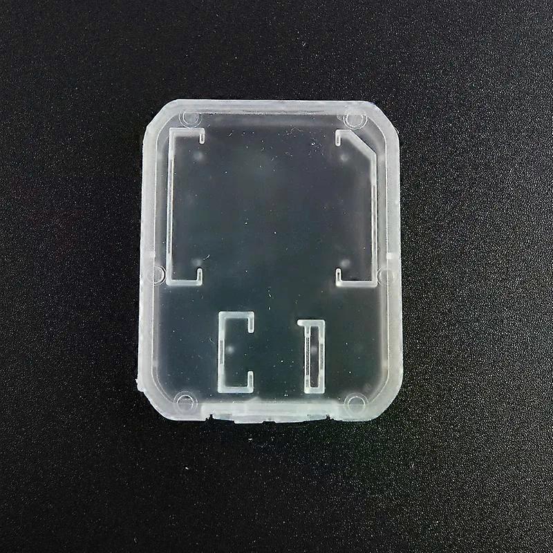 10pcs Transparent Standard TF/SD Memory Card Case Holder Box Storage Boxes Protection Holder Memory Card Clear Plastic Case
