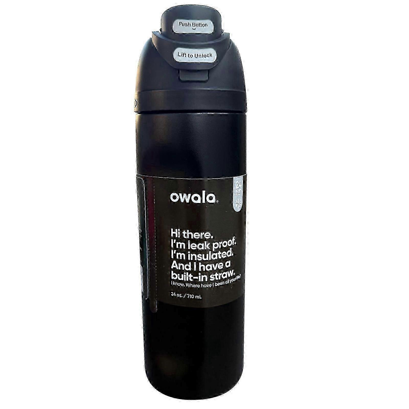 Large 24oz Off-White Thermal Bottle for Adventures