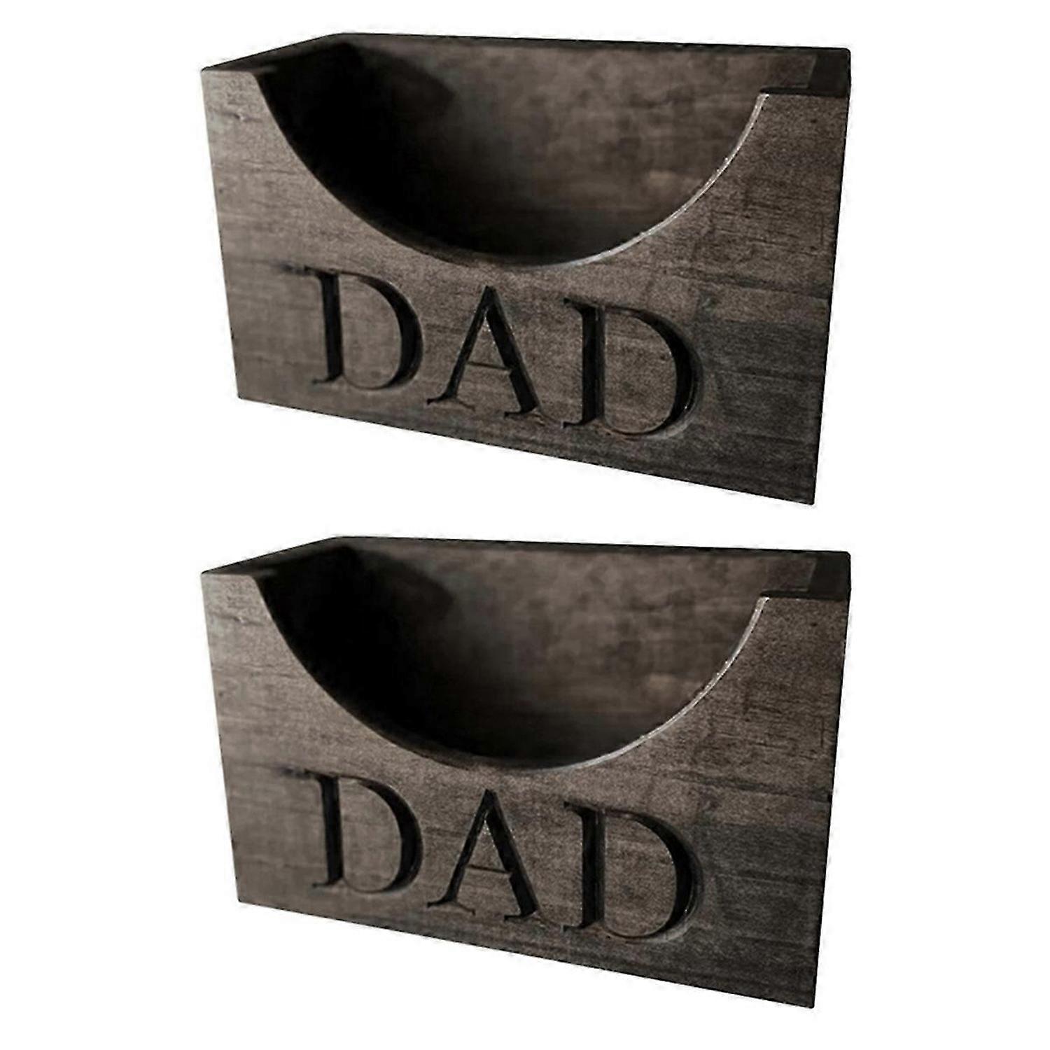 Rustic Wooden Hat Display Stand, Hat Storage Rack for Baseball Caps,B