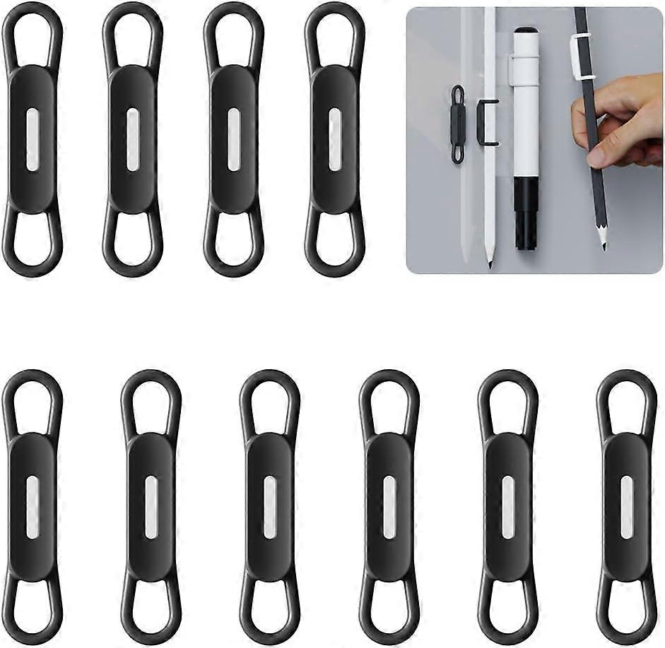 10 Pack Silicone Magnetic Pen Holder Clips Ideal