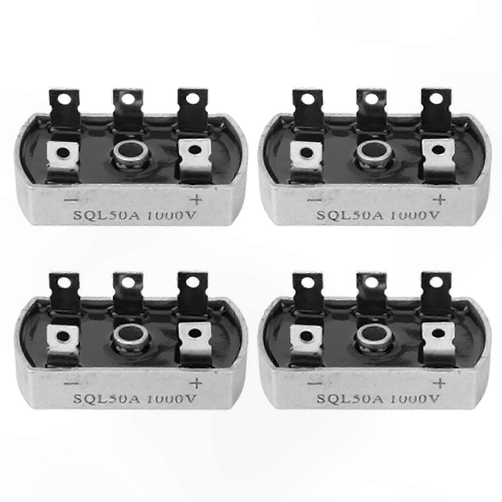 4-Pack 3-Phase Rectifier Bridge Modules 1000V Low Frequency Diode Bridge Converters