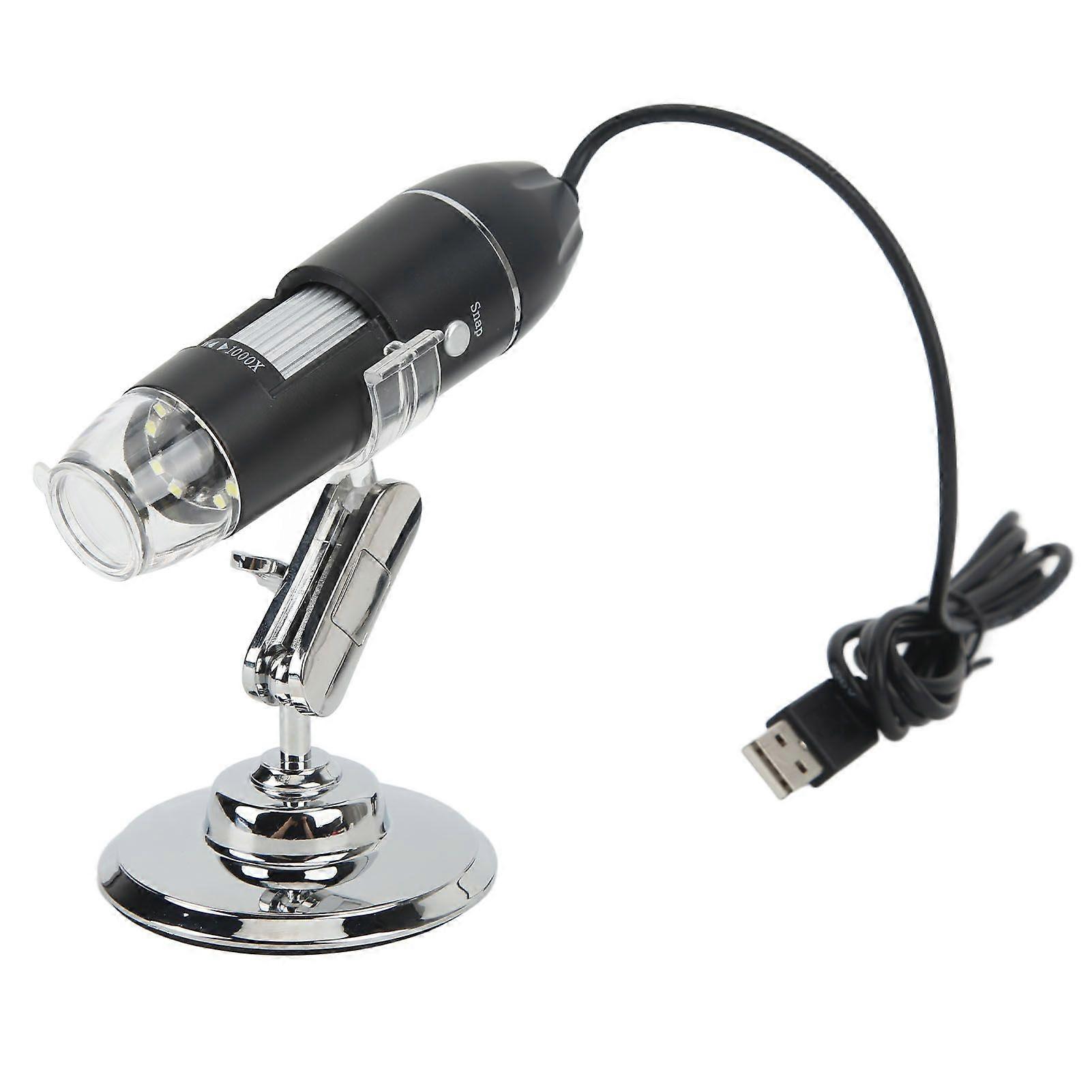 Digital Microscope 1000X USB 640x480 Clear Image Video Camera for Repair Processing
