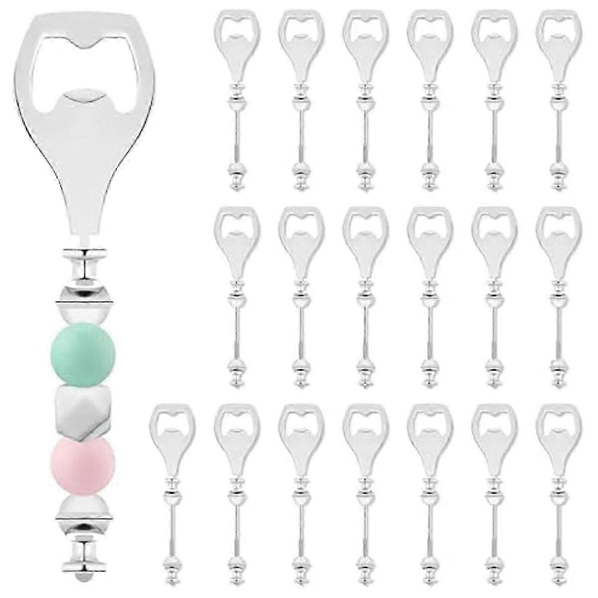 Exquisite 20pcs Beadable Beer Opener Beer Bottle Opener