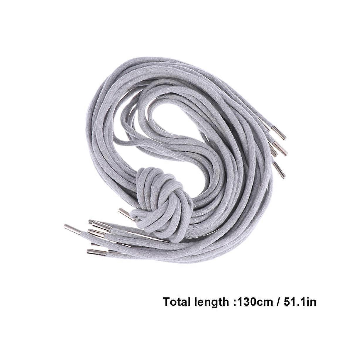Drawstring Cord Replacement for Pants Sweatpants Hoodies Jackets Grey Durable 10Pcs