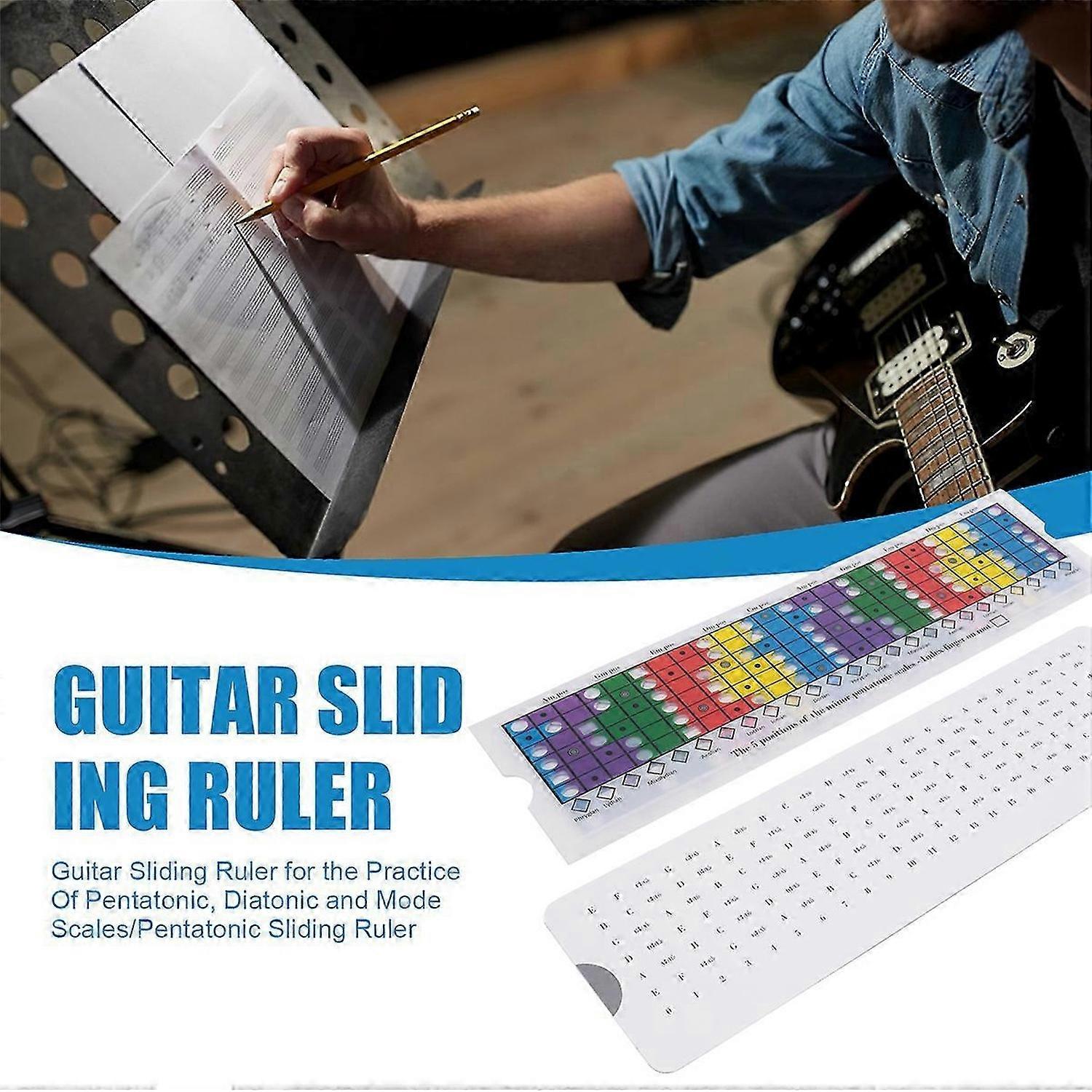 Guitar Sliding Ruler for the Practice Of Pentatonic, Diatonic and Mode Scales/Pentatonic Sliding Rul