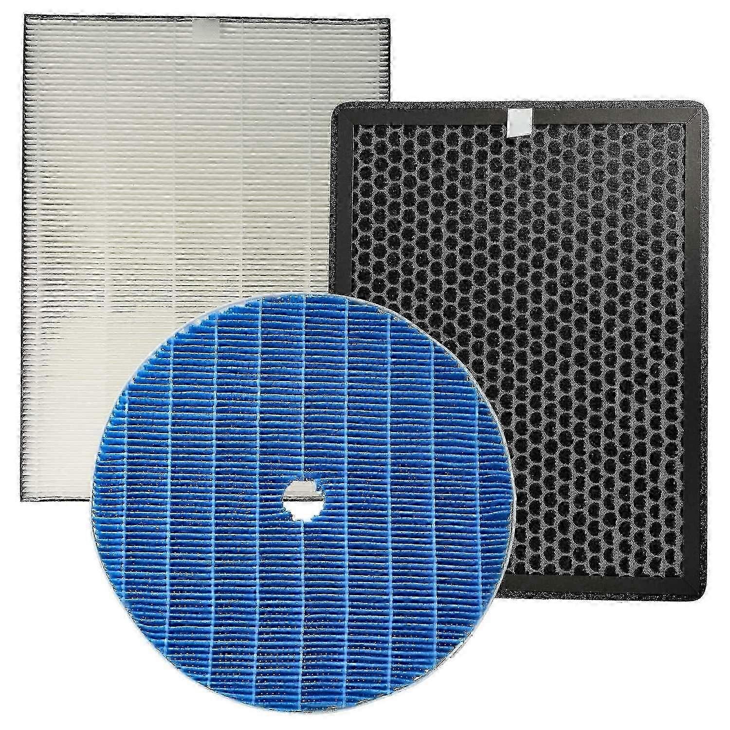 Philips Ac3829/10 Air Purifier Compatible 3-piece Filter Set With Hepa And Activated Carbon Filters