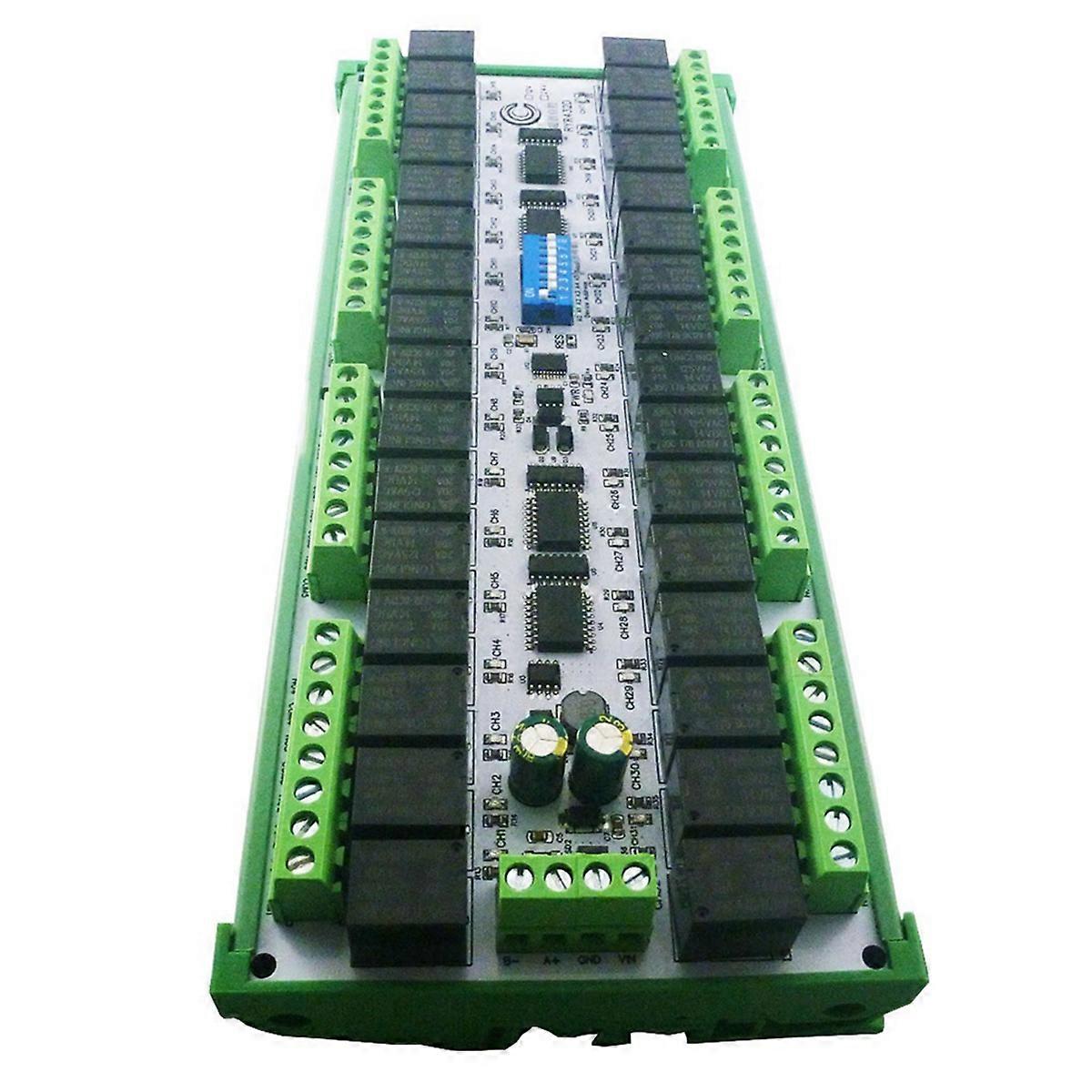 DC 24V 20A Easy to Install DIN Rail Box DIP Switch Setup Parameters